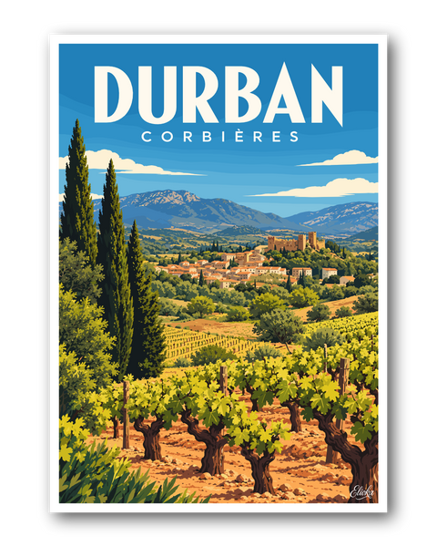 Affiche Durban - Corbières