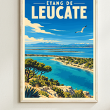 Affiche Étang de Leucate
