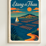 Affiche Étang de Thau