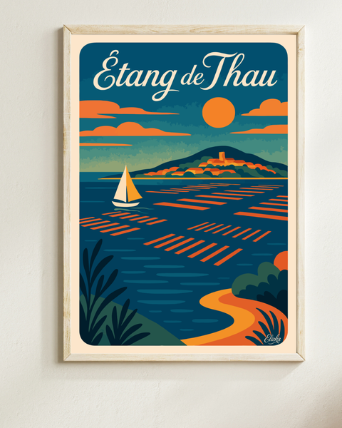 Affiche Étang de Thau