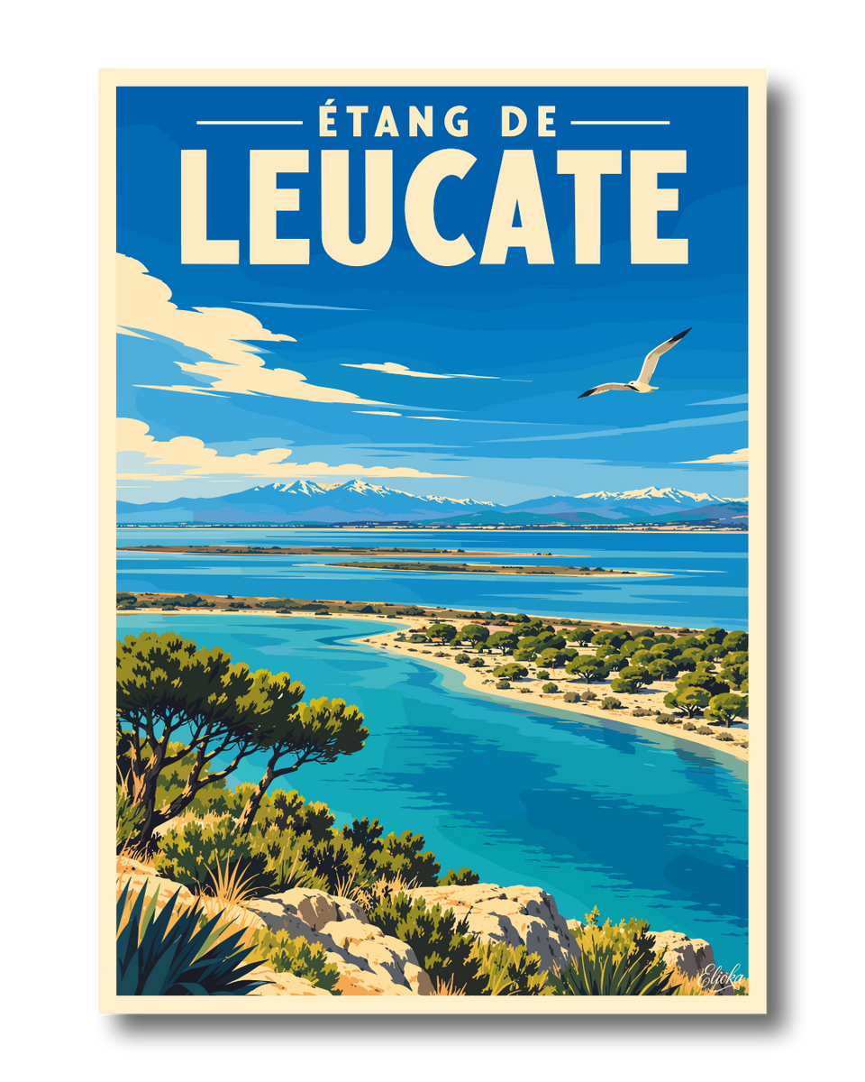 Affiche Étang de Leucate