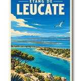 Affiche Étang de Leucate