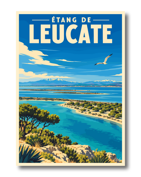Affiche Étang de Leucate