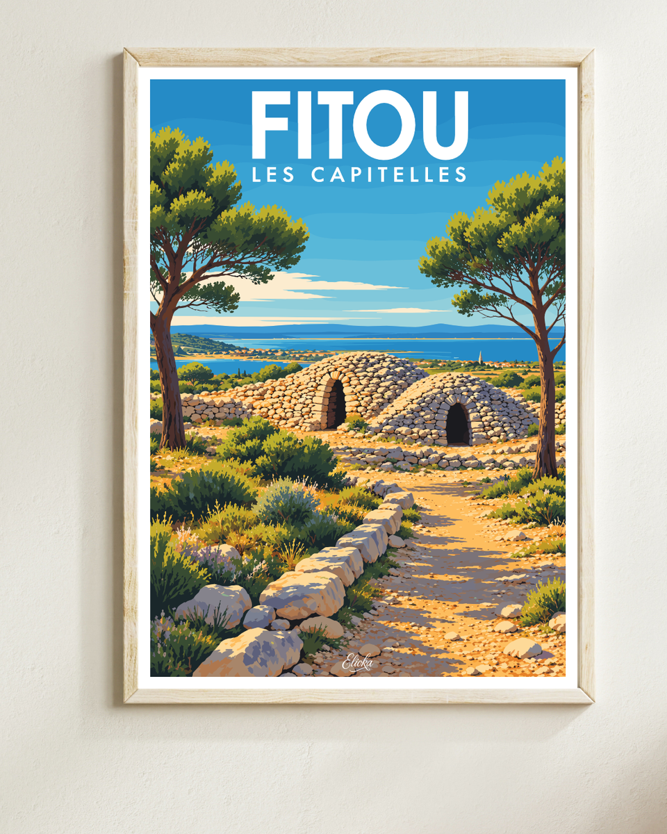 Affiche Fitou - Les Capitelles