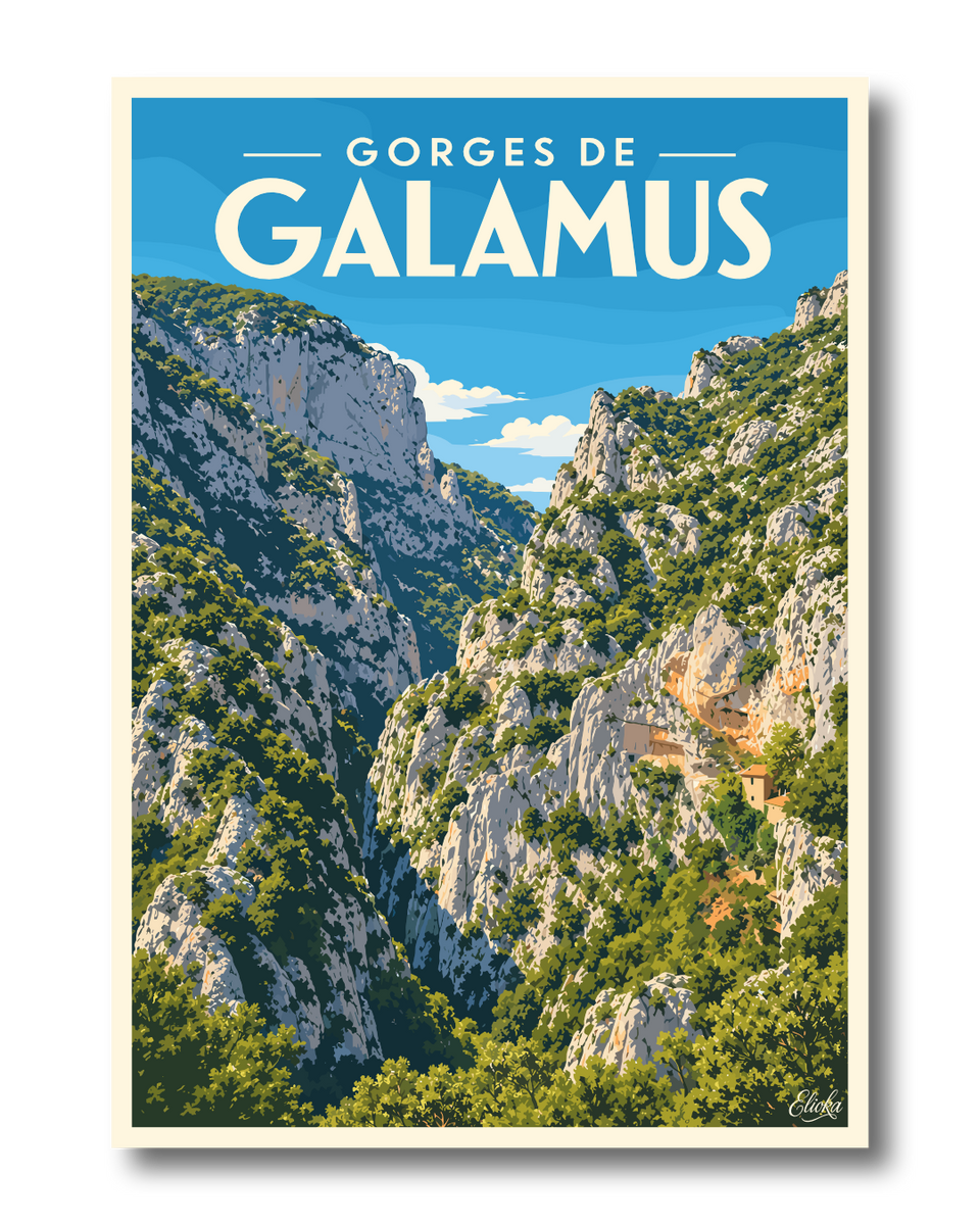 Affiche Gorges Galamus