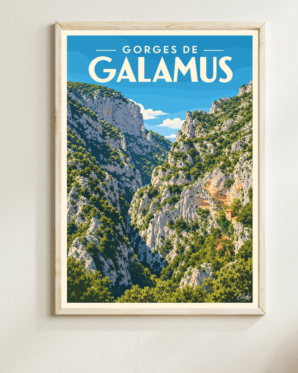 Affiche Gorges Galamus