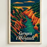 Affiche Gorges de l’Hérault