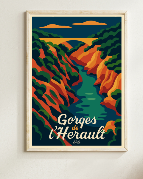 Affiche Gorges de l’Hérault
