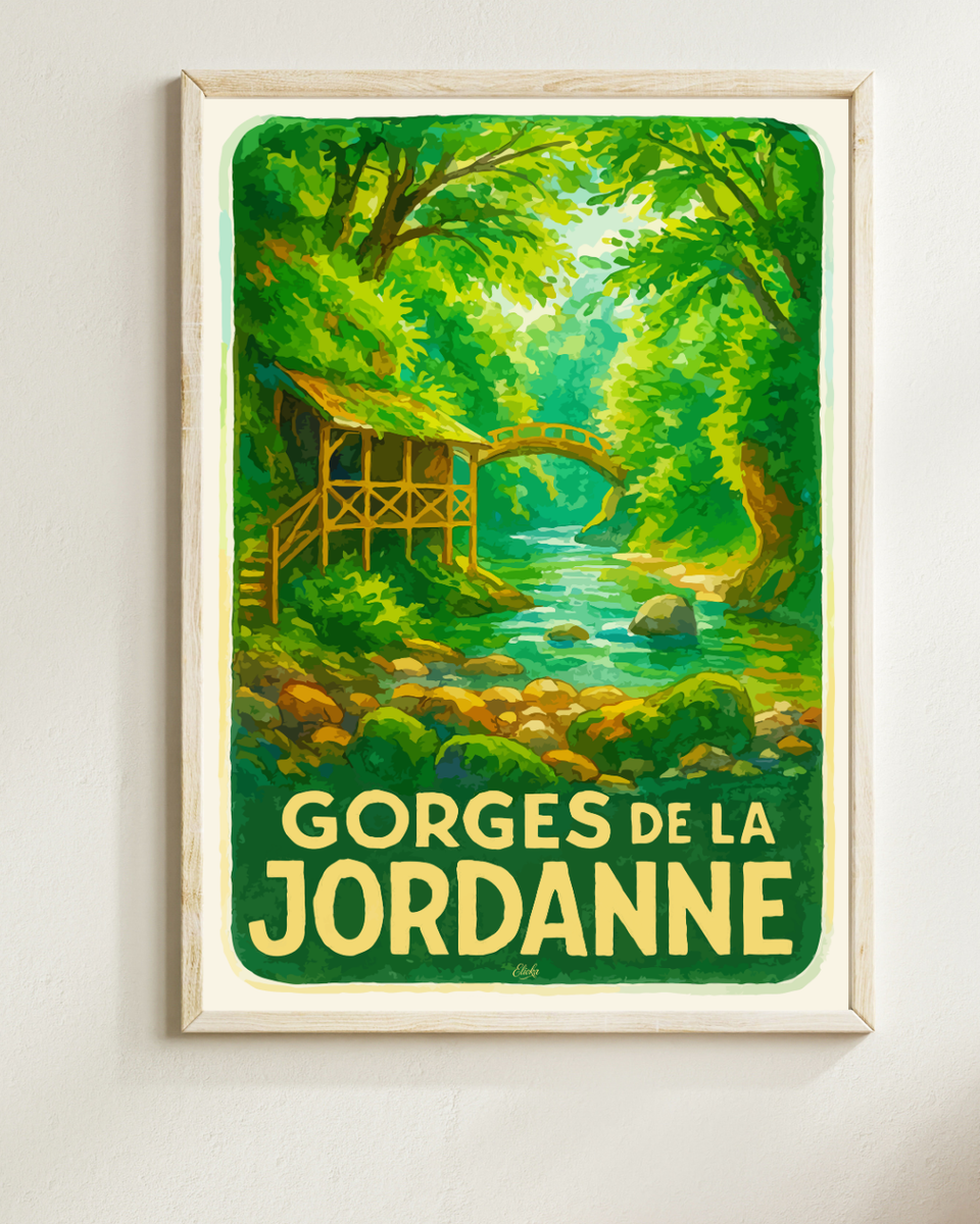 Affiche Gorges de la Jordanne Cantal