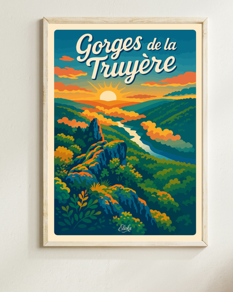 Affiche Gorges de la Truyère