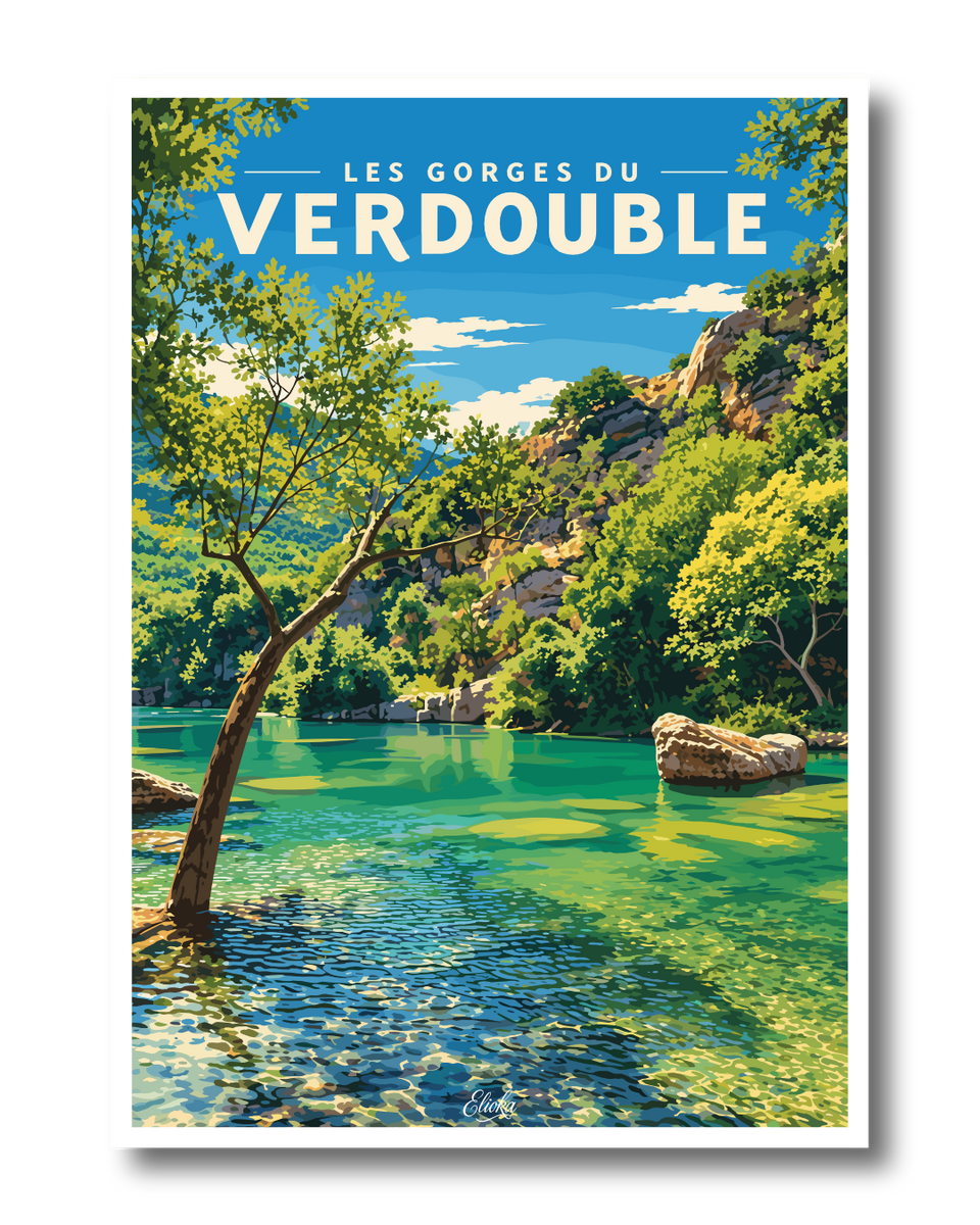 Affiche Gorges du Verdouble