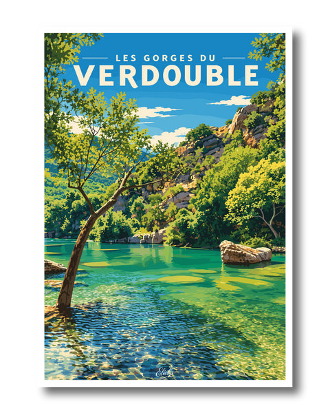 Affiche Gorges du Verdouble