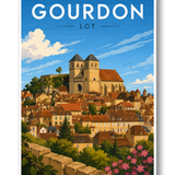 Affiche Gourdon
