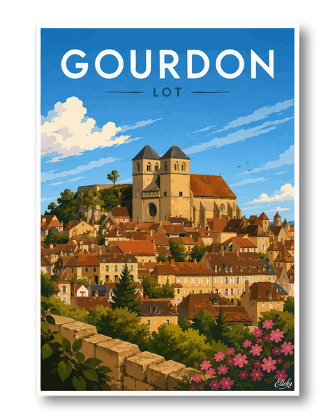 Affiche Gourdon