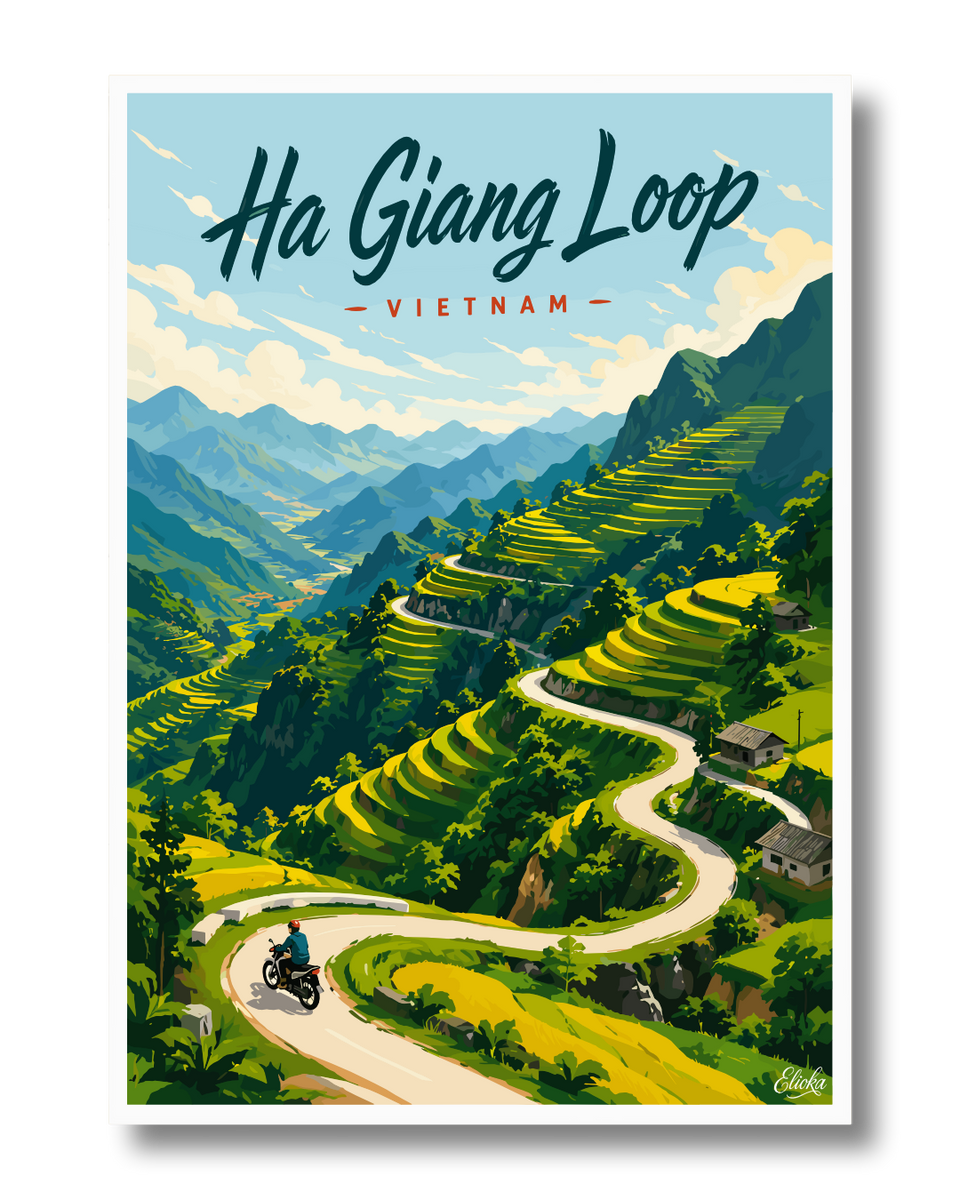Ha Giang Loop Vietnam Affiche