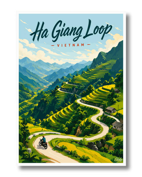 Ha Giang Loop Vietnam Affiche