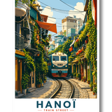 Train Street Hanoï Vietnam