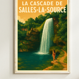 Affiche La Cascade de Salles-la-Source