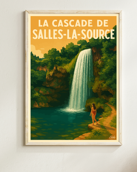 Affiche La Cascade de Salles-la-Source