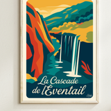 Affiche La Cascade de l’Éventail