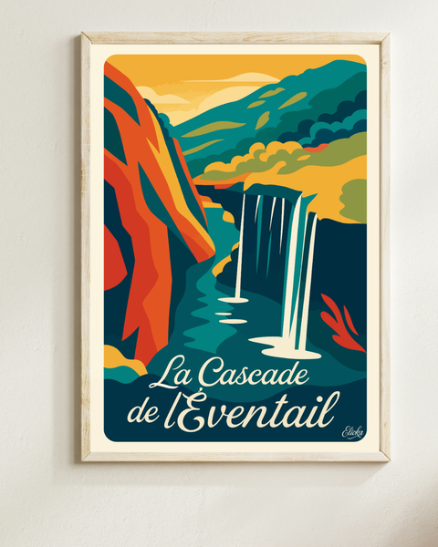 Affiche La Cascade de l’Éventail