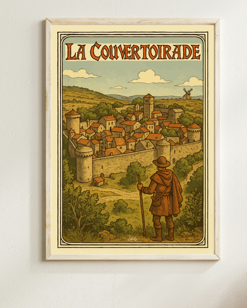 Affiche "La Couvertoirade"