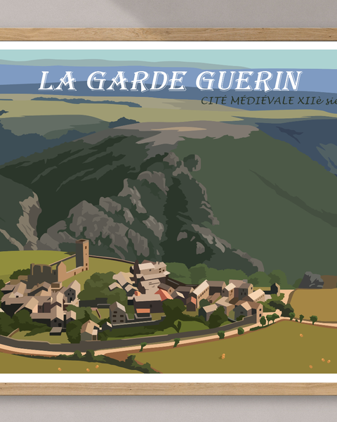 Affiche La Garde-Guérin Vintage
