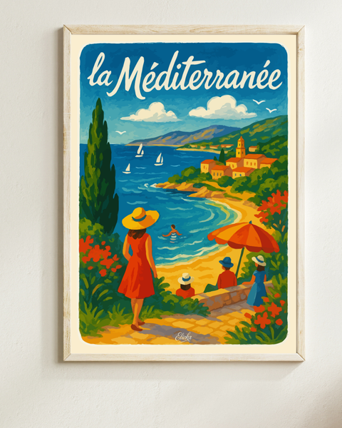 Affiche La Méditerranée