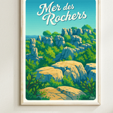 Affiche La Mer des Rochers