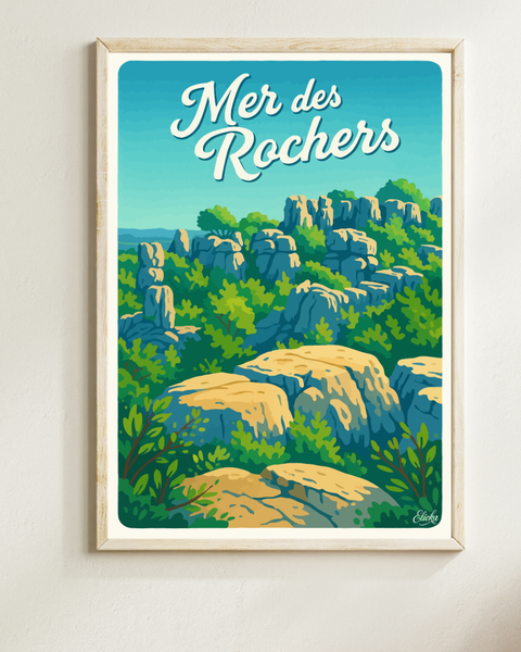 Affiche La Mer des Rochers