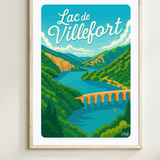 Affiche Lac de Villefort