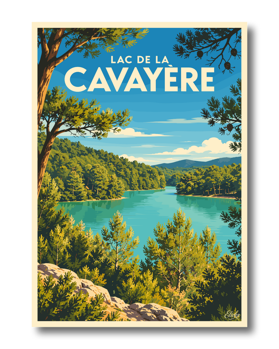 Affiche Lac de la Cavayère