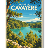 Affiche Lac de la Cavayère