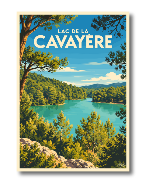 Affiche Lac de la Cavayère