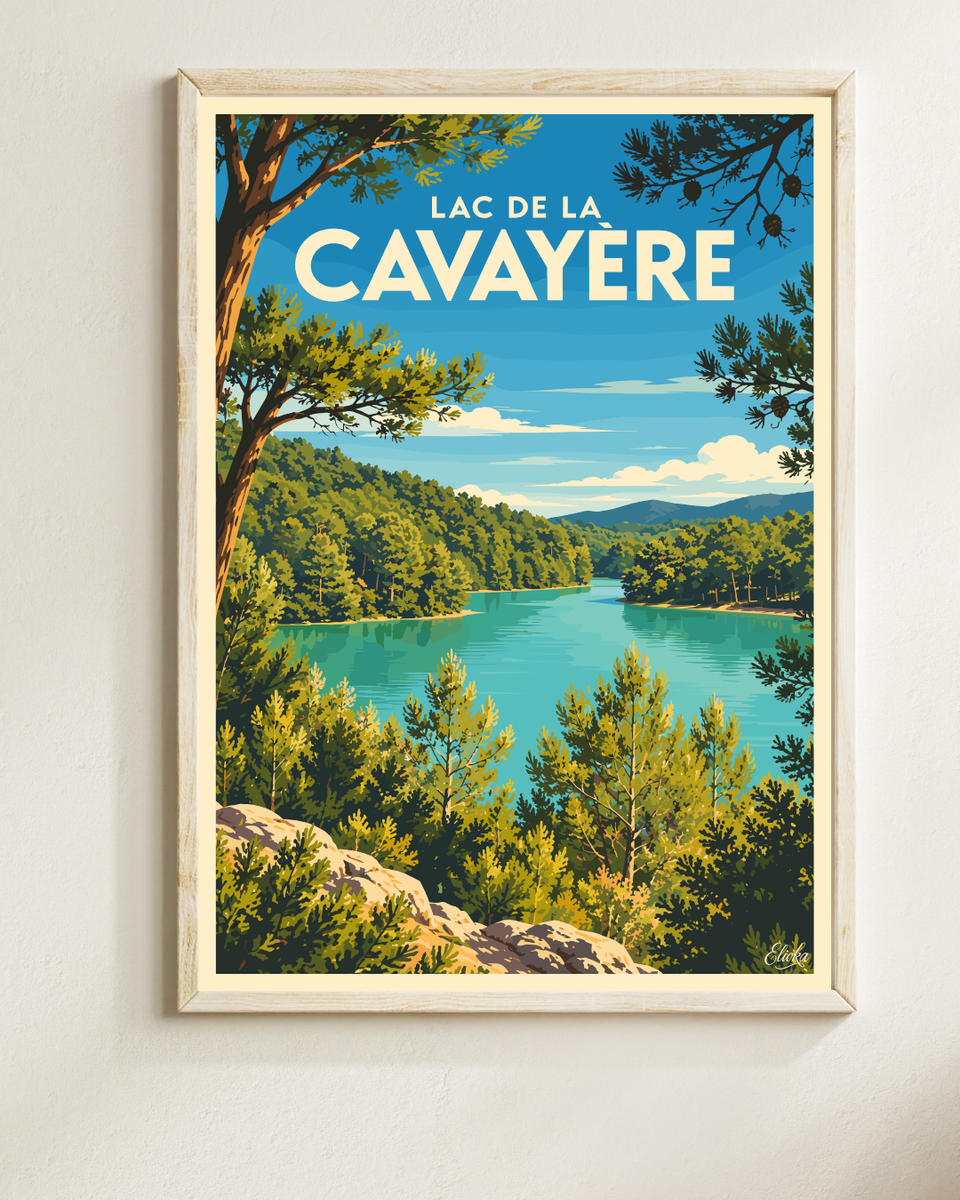 Affiche Lac de la Cavayère
