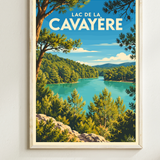 Affiche Lac de la Cavayère