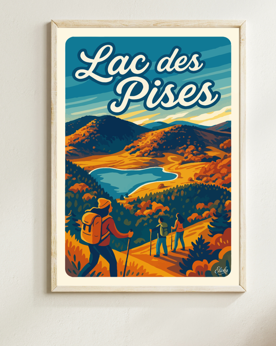 Affiche Lac des Pises