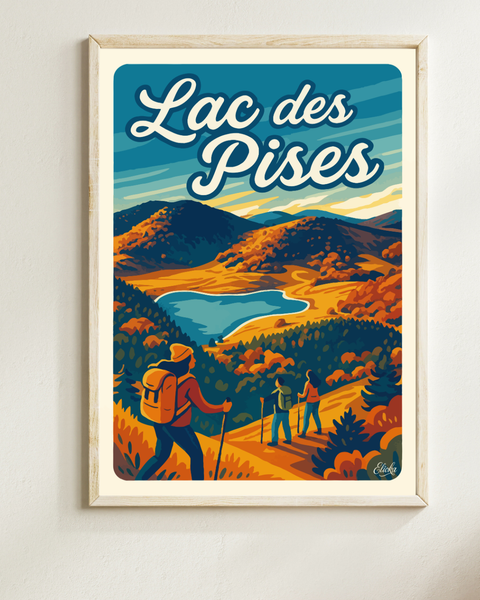 Affiche Lac des Pises