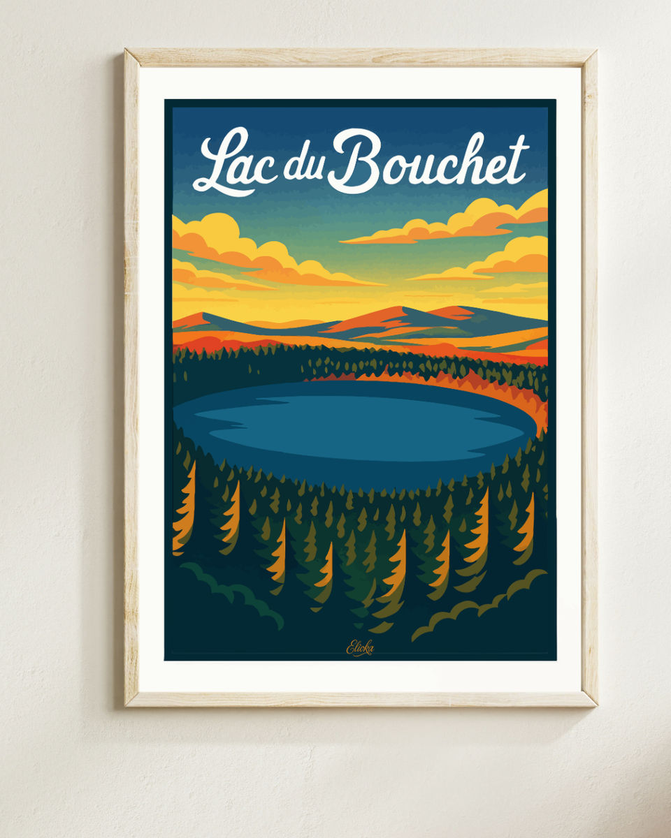 Affiche Lac du Bouchet