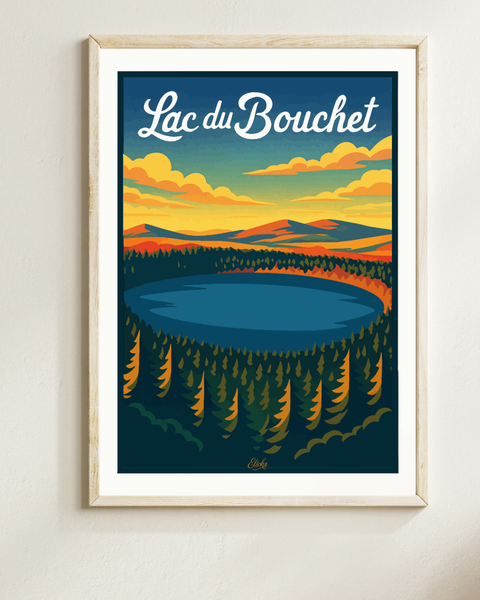 Affiche Lac du Bouchet