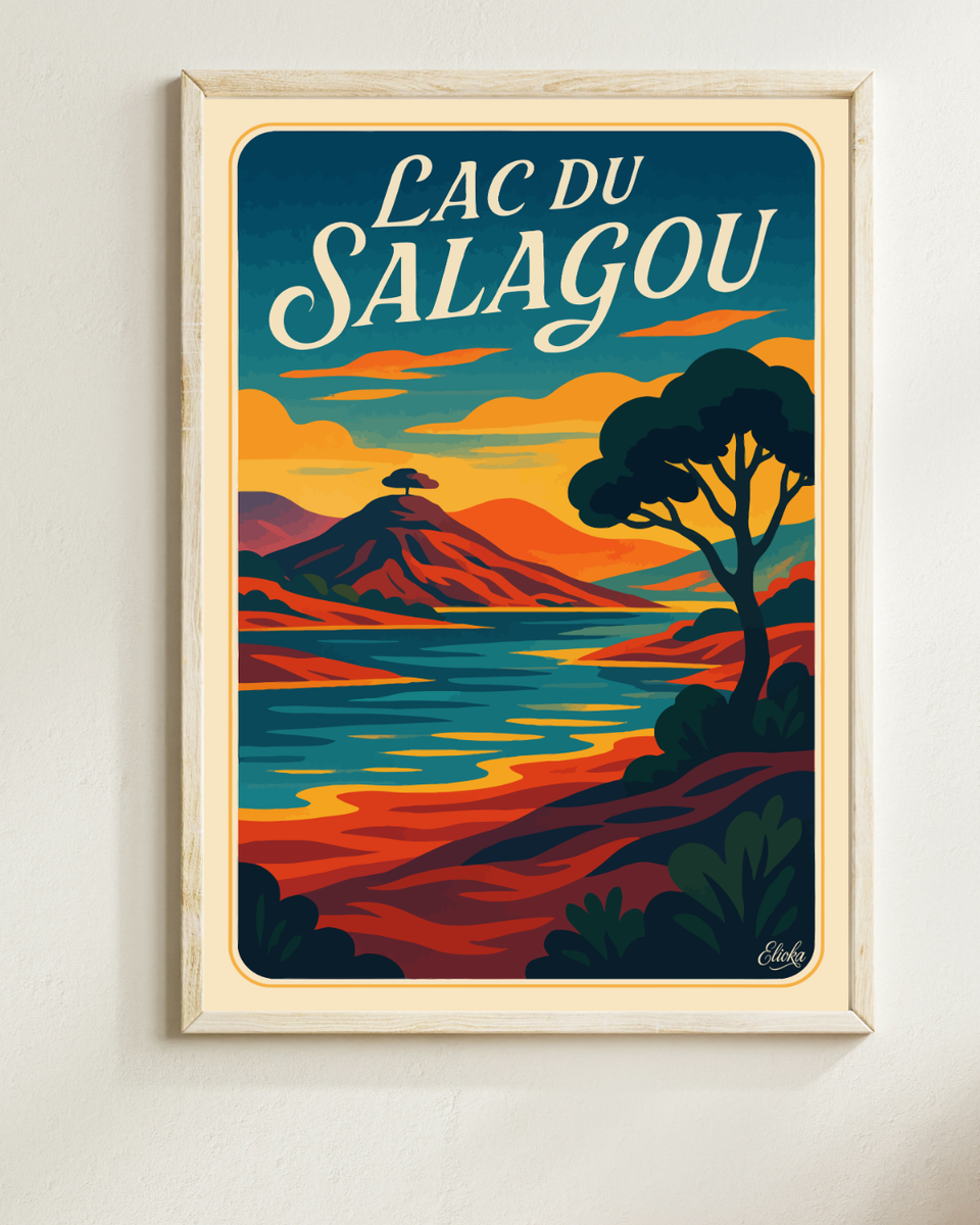 Affiche Lac du Salagou