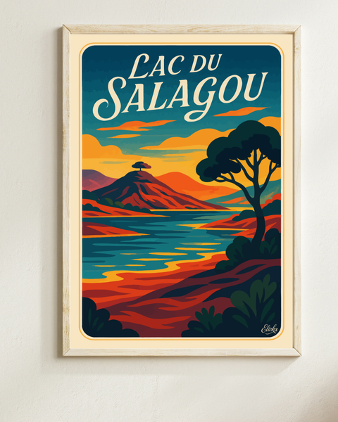 Affiche Lac du Salagou