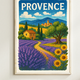Affiche Lavande Provence