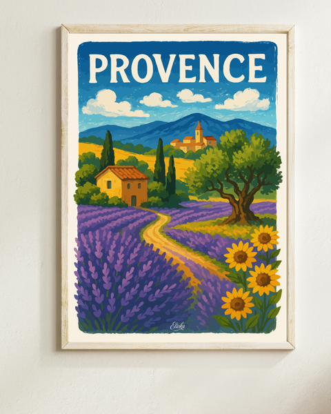 Affiche Lavande Provence