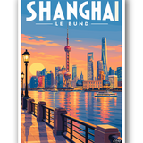 Affiche Shanghai - Le Bund