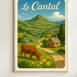 Le Cantal Printemps