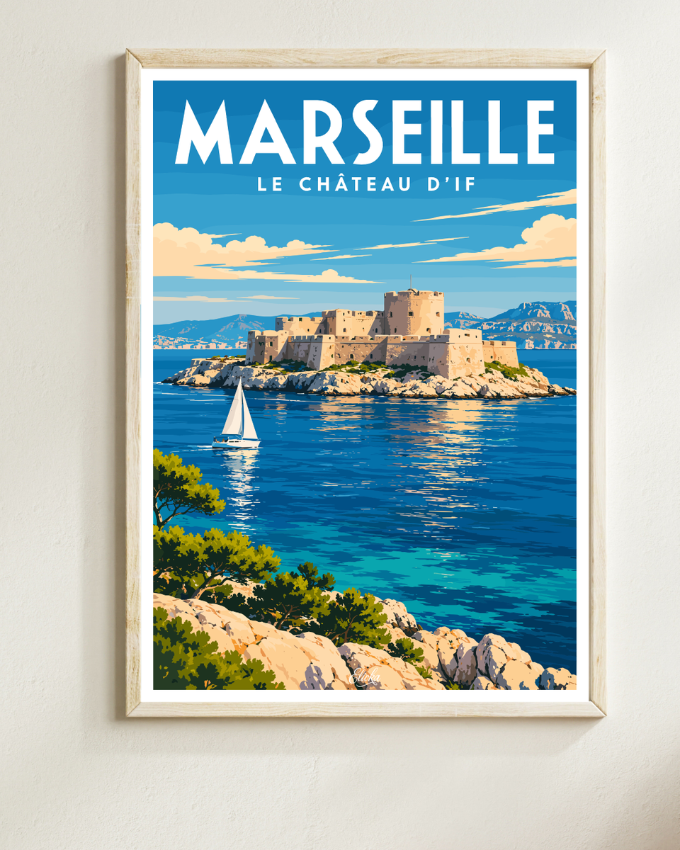 Affiche Marseille - Le Château d’If