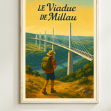 Affiche le Viaduc de Millau