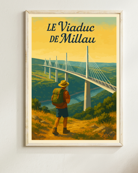 Affiche le Viaduc de Millau