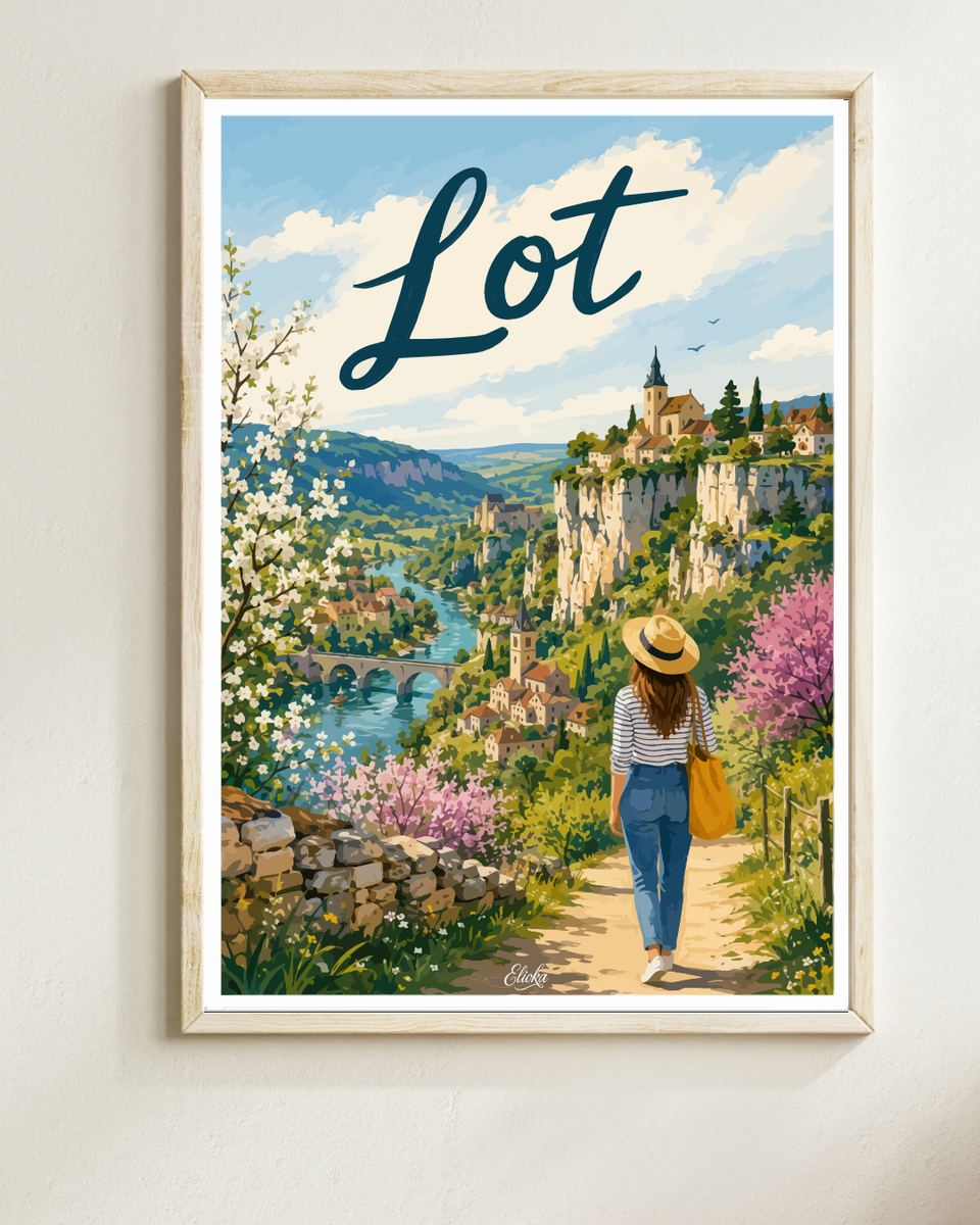 Le Lot Printemps Affiche